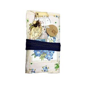 Writing Junk Journal Vintage Style Fabric Cover Diary Includes Ephemera No 9 u